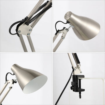 Odile 28.5" Classic Industrial Adjustable Articulated Clamp-On LED Task Lamp - JONATHAN Y